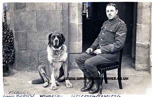 L/Cpl. John Wetherell, wounded, Liverpool Hospital